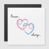 Invitation pliée (Devant / Derrière)