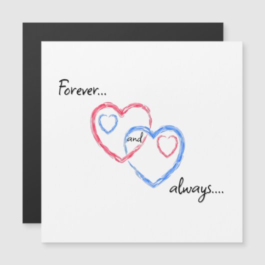 Invitation pliée (Devant / Derrière)