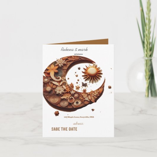 Invitation pliée (Devant)