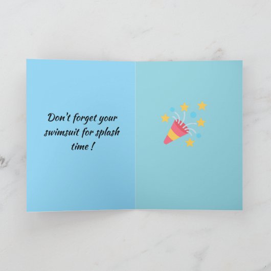 Invitation pliée (Intérieur)