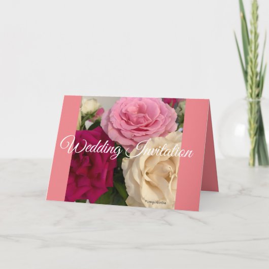 Invitation pliée (Devant)