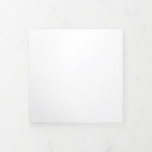 Invitation pliée à trois lettres horizontales de 5