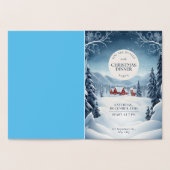 Invitation pliée de Noël 2023 décembre 25, (Intérieur)
