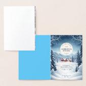 Invitation pliée de Noël 2023 décembre 25, (Affichage)