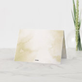 Invitation pliée en blanc (Dos)