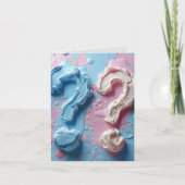 Invitation pliée Genre Révélation Partie Texte per (Devant)