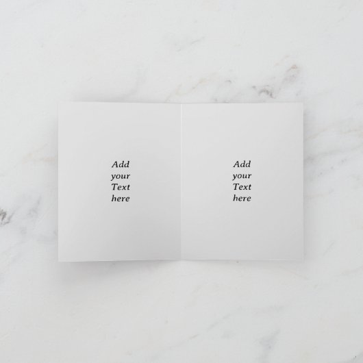 Invitation pliée Genre Révélation Partie Texte per (Intérieur)