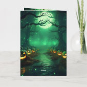 Invitation pliée Halloween (Dos)