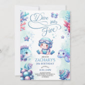 Invitation Plongée bleue dans Five Under the Sea 5e anniversa (Devant)