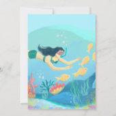 Invitation Plongée en scaphandre sous-marin Snorkeling La vie (Dos)