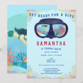 Invitation Plongée en scaphandre sous-marin Snorkeling La vie (Devant / Derrière)