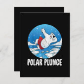 Invitation Plongée polaire Ice Jump Ours polaire Nage hiverna (Devant / Derrière)