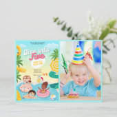 Invitation Plongée rétro à cinq ans (Debout devant)