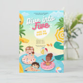 Invitation Plongée rétro à cinq ans (Debout devant)