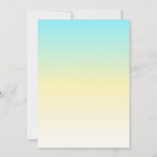 Invitation Plongée rétro à cinq ans (Dos)