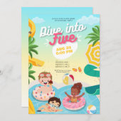 Invitation Plongée rétro à cinq ans (Devant / Derrière)