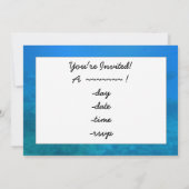 Invitation Plongée sous-marine Oeuf de Pâques (Dos)