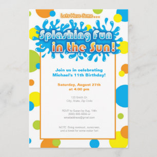 Invitation Plonger dans le soleil