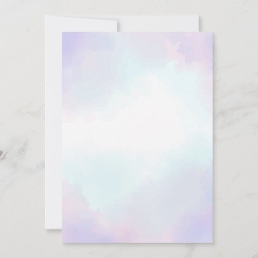 Invitation Plongez dans cinq filles 5e fête d'anniversaire (Dos)