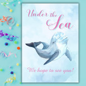 Invitation Plongez dans cinq filles de sirènes violettes 5e a