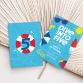 Invitation Plongez dans cinq piscines 5ème anniversaire Invit