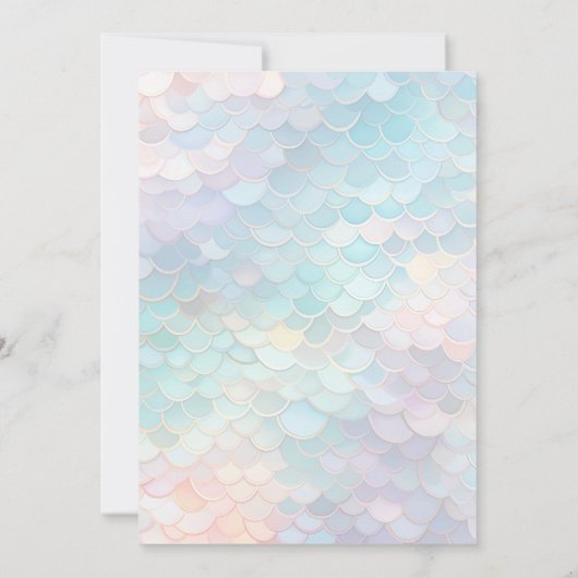 Invitation Plongez dans cinq sirènes 5e anniversaire (Dos)