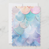 Invitation Plongez dans cinq sirènes 5e fête d'anniversaire (Dos)