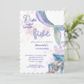 Invitation Plongez dans cinq sirènes 5e fête d'anniversaire (Debout devant)