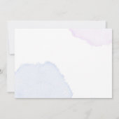 Invitation Plongez dans cinq sirènes fille 5e anniversaire Ph (Dos)