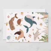 Invitation Plongez Dans Cinq Sous La Fête D'Anniversaire Du R (Dos)