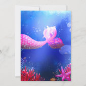 Invitation Plongez dans Five - Sirène avec photo (Dos)