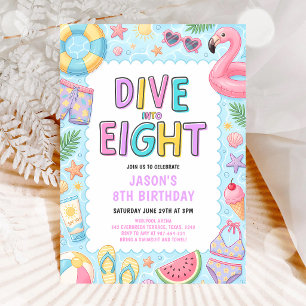 Invitation Plongez dans la 8ème Fête d'anniversaire au bord d