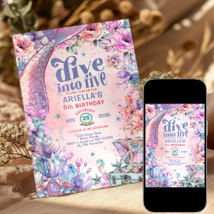 Invitation Plongez dans la queue de sirène scintillante Five 