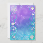 Invitation Plongez dans les vacances de printemps Fête de pla (Dos)