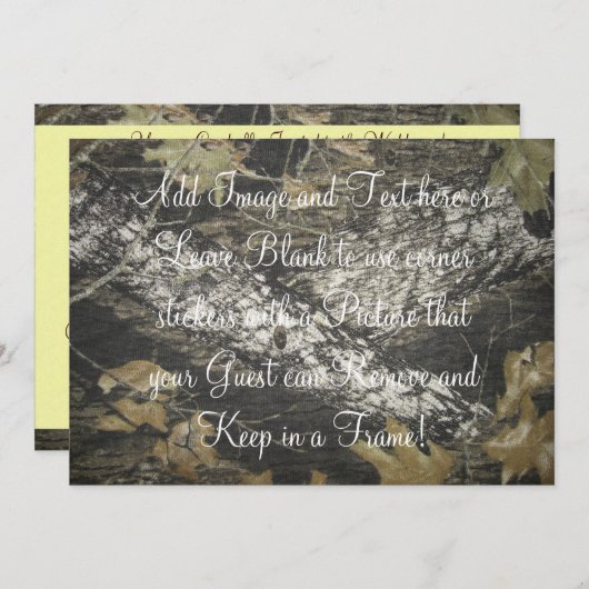 Invitation Plouc Chic (Devant / Derrière)