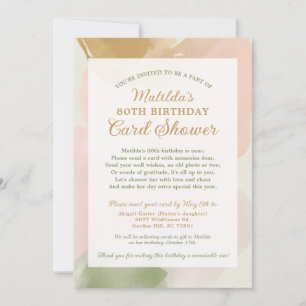Invitation Pluie de Cadeaux d'Anniversaire par la Poste 2 Pho