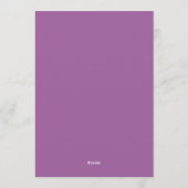 Invitation Plum Ethereal Flora Wedding (Dos)