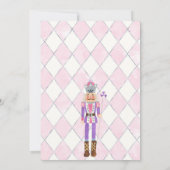 Invitation Plum Sucre Fée Terre De Casse-Noisette Douce Anniv (Dos)