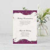 Invitation Plume de Peacock dans les torrents - Réception, Ca (Debout devant)