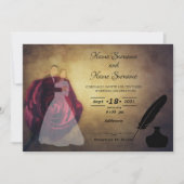 Invitation Plume et encrier (Devant)