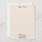 Invitation Plume Russe Asiatique Ciel Cloud Mariage (Dos)