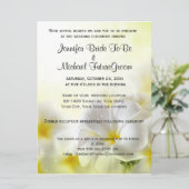 Invitation Plumeria blanche hawaïenne Mariage et réception (Debout devant)