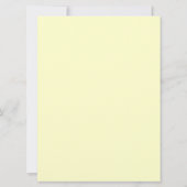 Invitation Plumeria blanche hawaïenne Mariage et réception (Dos)