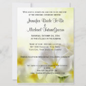 Invitation Plumeria blanche hawaïenne Mariage et réception (Devant)