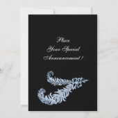 INVITATION PLUMES DE DIAMANT (Dos)