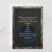 Invitation Plumes de paquetage personnalisées (Dos)