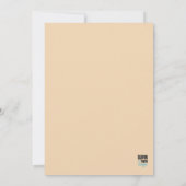 Invitation Plumes d'or à la fête d'anniversaire de la Plum (Dos)