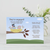 Invitation Plumes l'invitation à la nage (Debout devant)