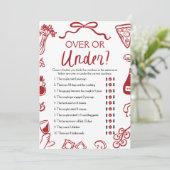 Invitation Plus de main tirée sur ou sous le jeu de Fête des  (Debout devant)