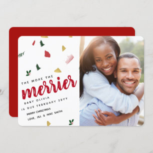 Invitation Plus d'informations sur la grossesse des Fêtes de